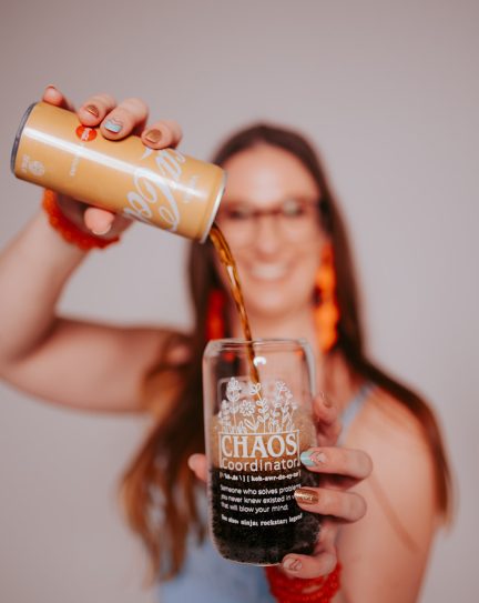 Olivia Rose Pouring Drinks